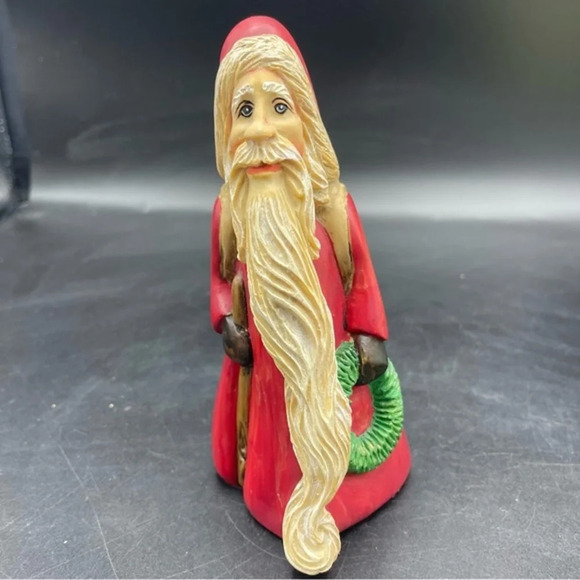 Santa Claus Hand Painted Signed - Picture 1 of 7
